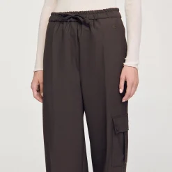 Femme SANDRO Pantalon Taille élastiquée