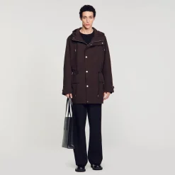 Homme SANDRO Parka En Coton