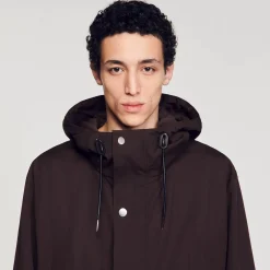 Homme SANDRO Parka En Coton