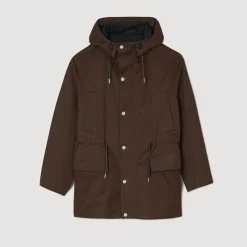 Homme SANDRO Parka En Coton