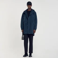 Homme SANDRO Parka Longue