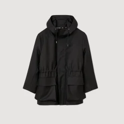 Homme SANDRO Parka Oversize En Tissu Technique