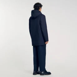 Homme SANDRO Parka Zippée à Capuche