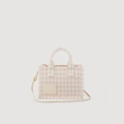 Femme SANDRO Petit Cabas Kasbah En Tweed