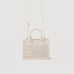 Femme SANDRO Petit Cabas Kasbah En Tweed