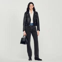 Femme SANDRO Petit Cabas Kasbah Tannerie Certifiée