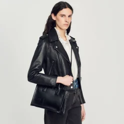 Femme SANDRO Petit Cabas Kasbah Tannerie Certifiée