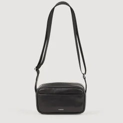 Homme SANDRO Petit Sac En Cuir Lisse
