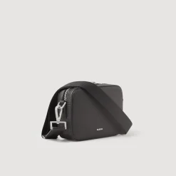 Homme SANDRO Petit Sac En Cuir Reconstitué