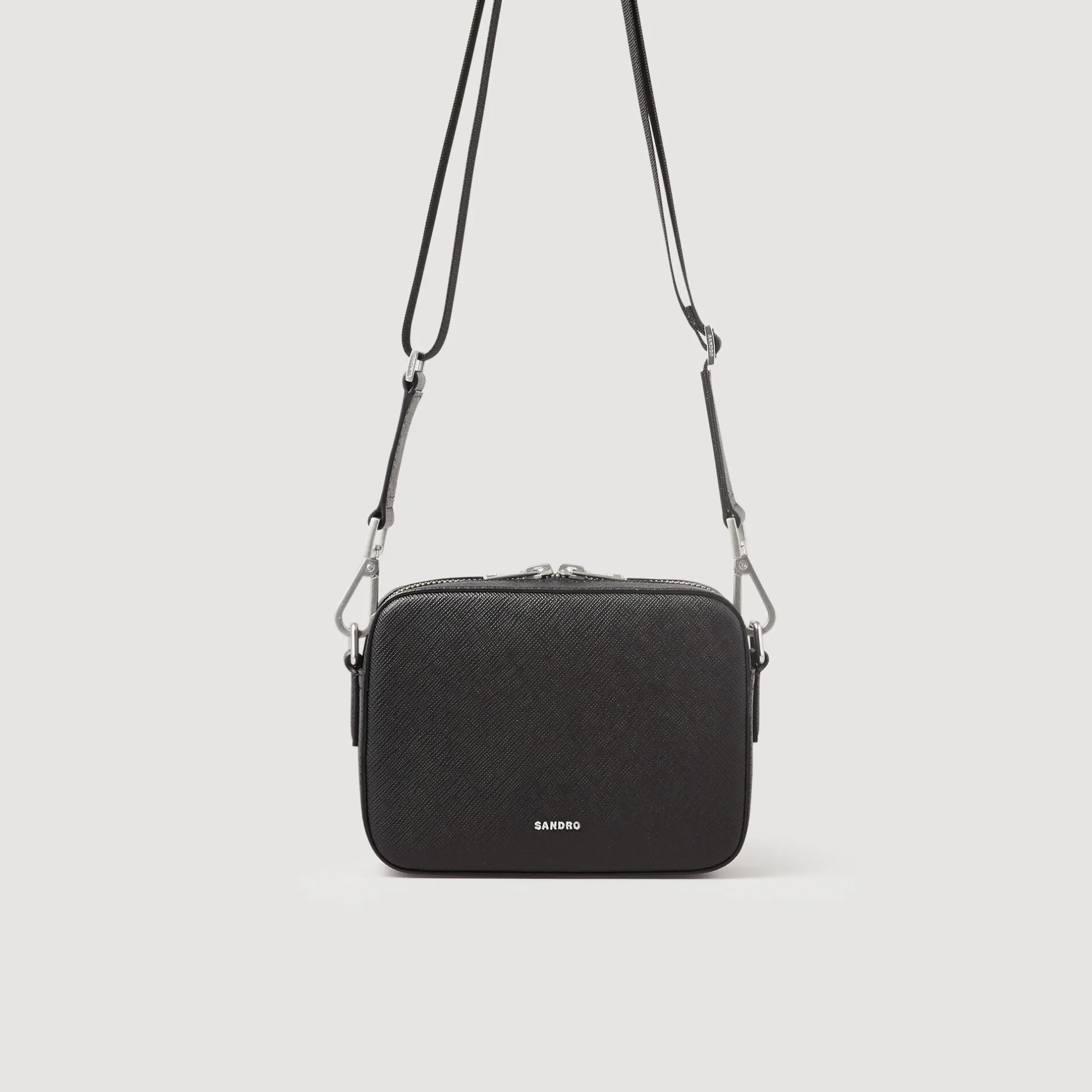 Homme SANDRO Petit Sac En Cuir Reconstitué