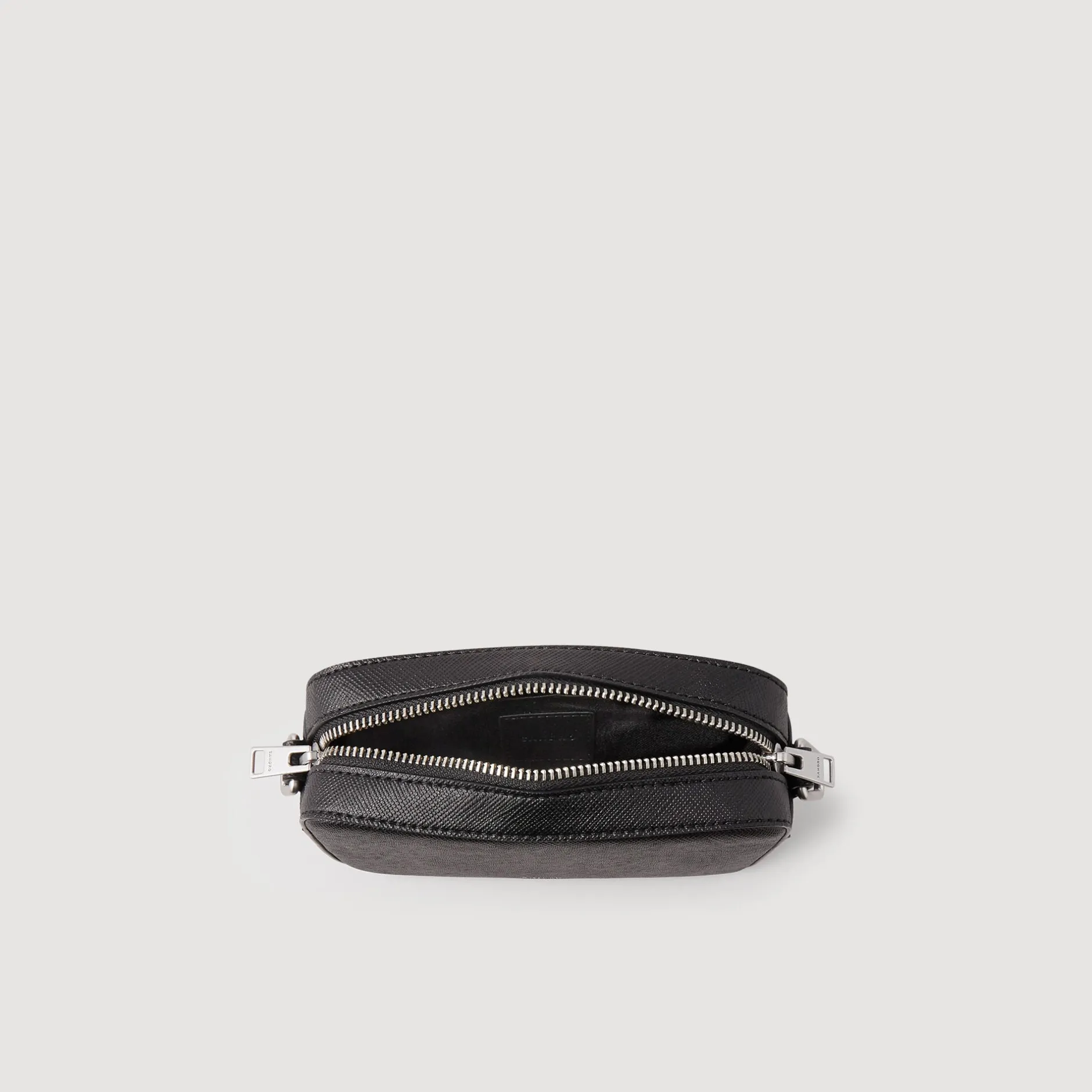 Homme SANDRO Petit Sac En Cuir Reconstitué