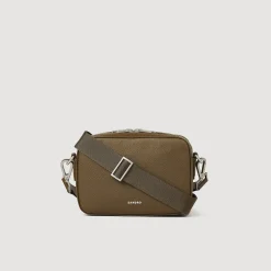Homme SANDRO Petit Sac En Cuir Reconstitué