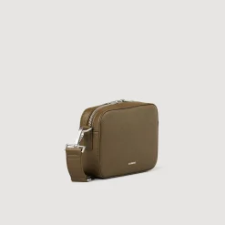 Homme SANDRO Petit Sac En Cuir Reconstitué