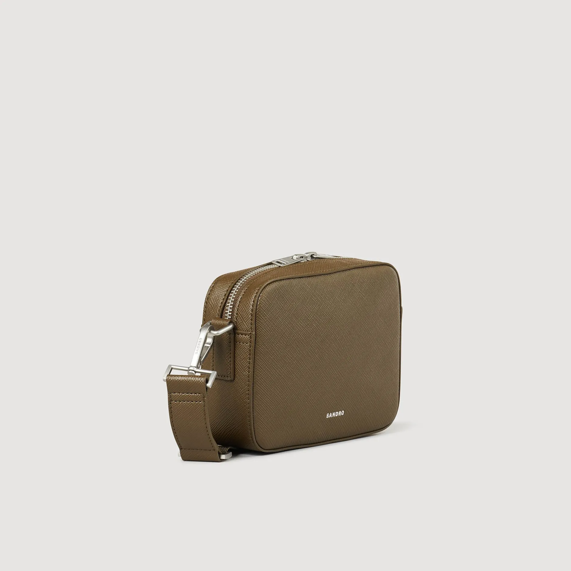 Homme SANDRO Petit Sac En Cuir Reconstitué
