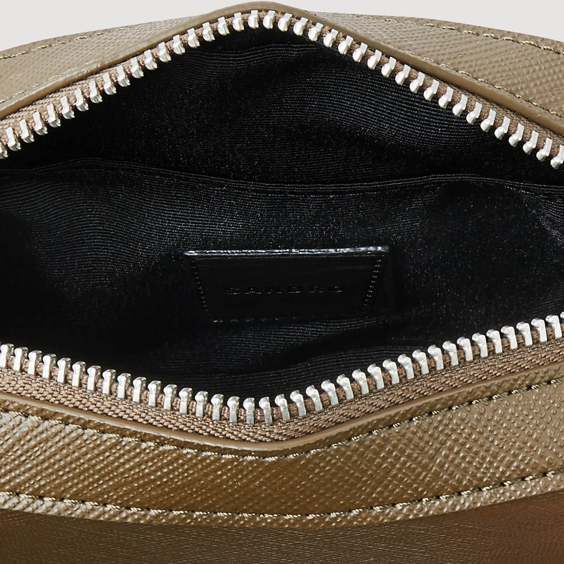 Homme SANDRO Petit Sac En Cuir Reconstitué
