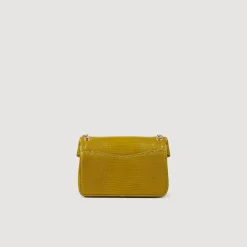 Femme SANDRO Petit Sac Yza En Cuir Effet Lézard