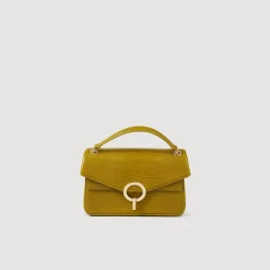 Femme SANDRO Petit Sac Yza En Cuir Effet Lézard