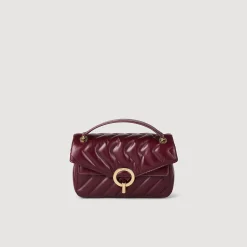 Femme SANDRO Petit Sac Yza En Cuir Lisse