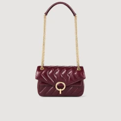 Femme SANDRO Petit Sac Yza En Cuir Lisse