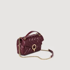 Femme SANDRO Petit Sac Yza En Cuir Lisse