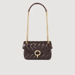 Femme SANDRO Petit Sac Yza En Cuir Lisse