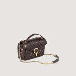 Femme SANDRO Petit Sac Yza En Cuir Lisse
