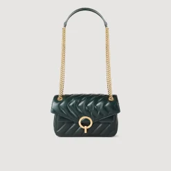 Femme SANDRO Petit Sac Yza En Cuir Lisse