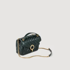 Femme SANDRO Petit Sac Yza En Cuir Lisse