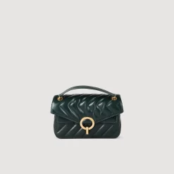 Femme SANDRO Petit Sac Yza En Cuir Lisse