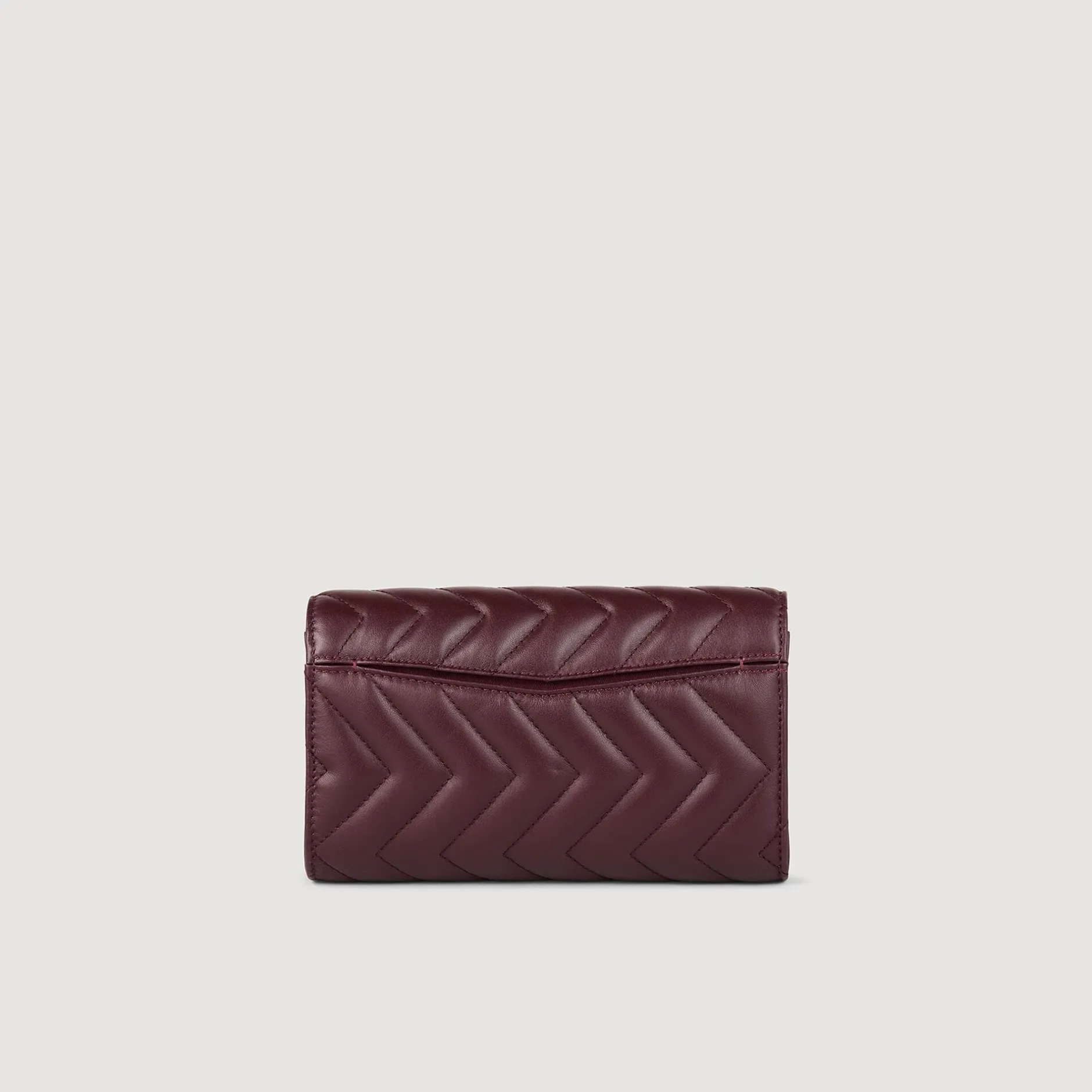 Femme SANDRO Pochette Crossbody En Cuir