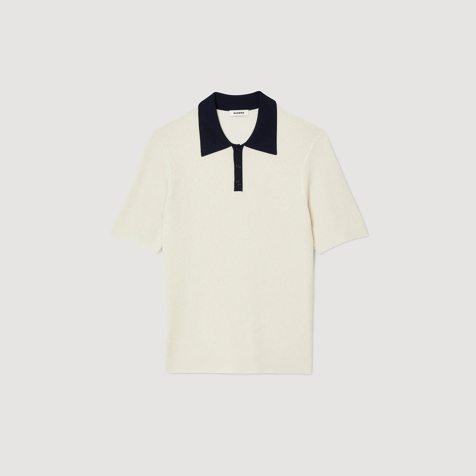 Homme SANDRO Polo Bicolore