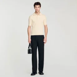 Homme SANDRO Polo En Coton