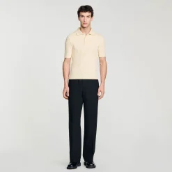 Homme SANDRO Polo En Coton