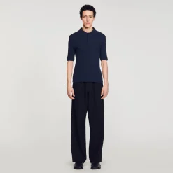 Homme SANDRO Polo En Coton