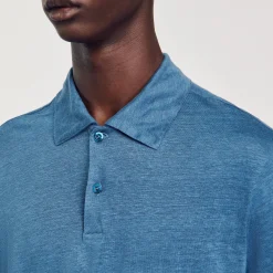 Homme SANDRO Polo En Lin