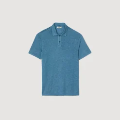 Homme SANDRO Polo En Lin