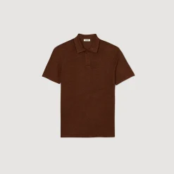 Homme SANDRO Polo En Lin
