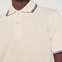 Homme SANDRO Polo En Piqué De Coton