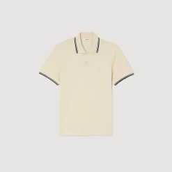 Homme SANDRO Polo En Piqué De Coton