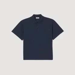 Homme SANDRO Polo Fleur En Coton