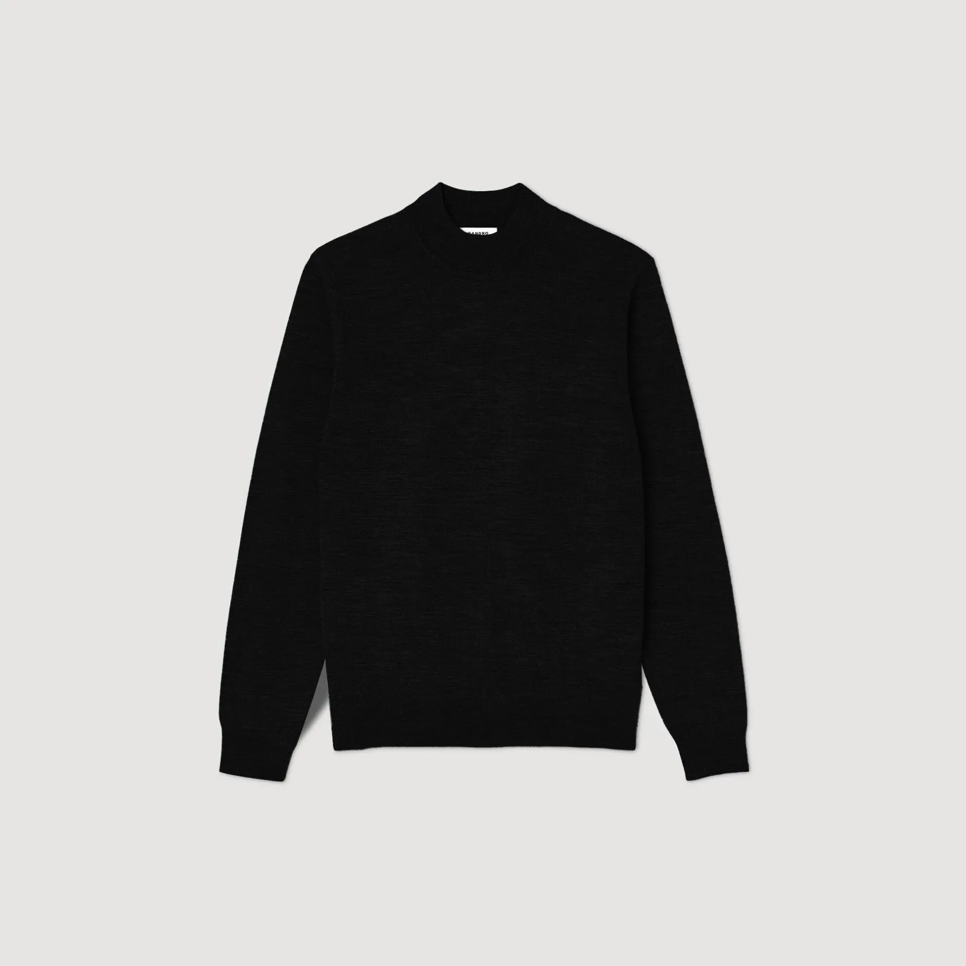 Homme SANDRO Pull à Col Cheminée