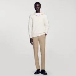 Homme SANDRO Pull Camionneur