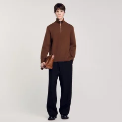 Homme SANDRO Pull Camionneur