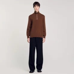 Homme SANDRO Pull Camionneur