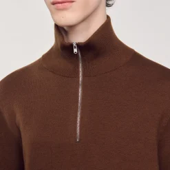 Homme SANDRO Pull Camionneur