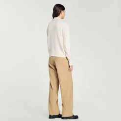 Femme SANDRO Pull Col Polo