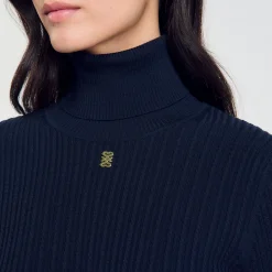 Femme SANDRO Pull Col Roulé