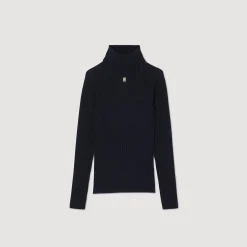 Femme SANDRO Pull Col Roulé