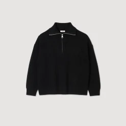 Homme SANDRO Pull Col Zippé