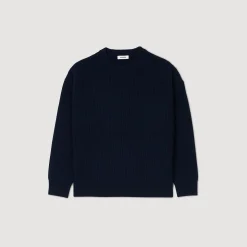 Homme SANDRO Pull Côtelé En Maille